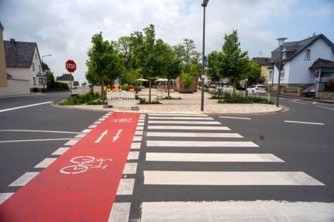 Bild zeigt die Querung Heinrich-Straße in Bitburg